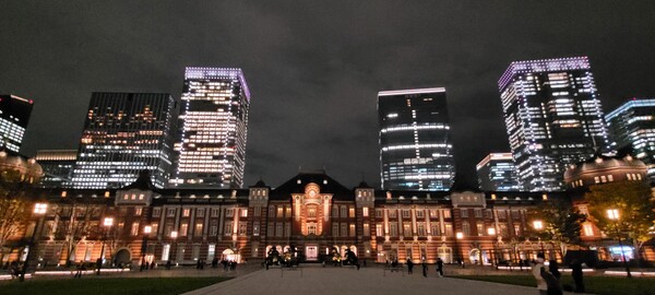 ▲ 도쿄역 밤의 풍경
